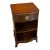 Mahogany One Drawer Night Stand For Sale