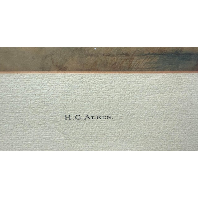 Henry Alken Antique 19th Century Henry Alken Men on Horseback Jockey Watercolor Painting Art For Sale - Image 4 of 13