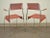 Vintage Tomado Style Mid Century Modern Red Stacking Chrome Metal Mesh Chairs- a Pair For Sale - Image 9 of 11