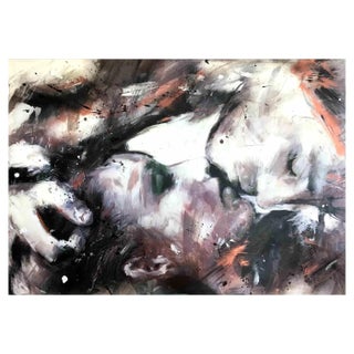 Ivana Burello, The Kiss, Original Acrylics on Canvas, 2020 For Sale