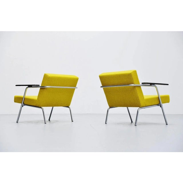 Set of Sz02 Easy Chairs attributed to Martin Visser for T Spectrum, 1964 For Sale - Image 3 of 11