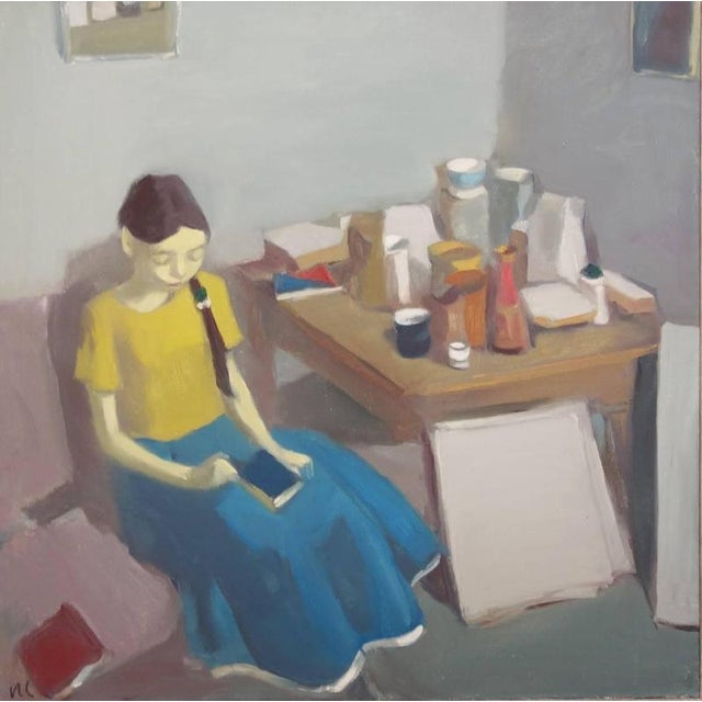 Igor Smekalov, Interior with Figure and Still Life, 2009, Oil Painting For Sale - Image 8 of 8