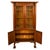 Brown Antique Liberty & Co. Arts and Crafts Oak Mission Bookcase Display Cabinet London 1905, , Attributed For Sale - Image 8 of 13