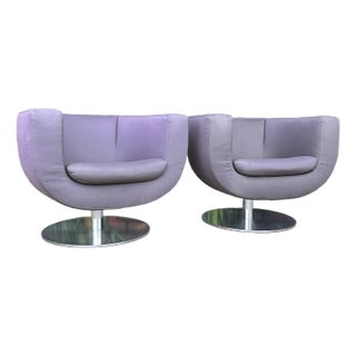 Pair of B&b Italia Tulip Chairs by Jeffrey Bernett – Made in Italy For Sale