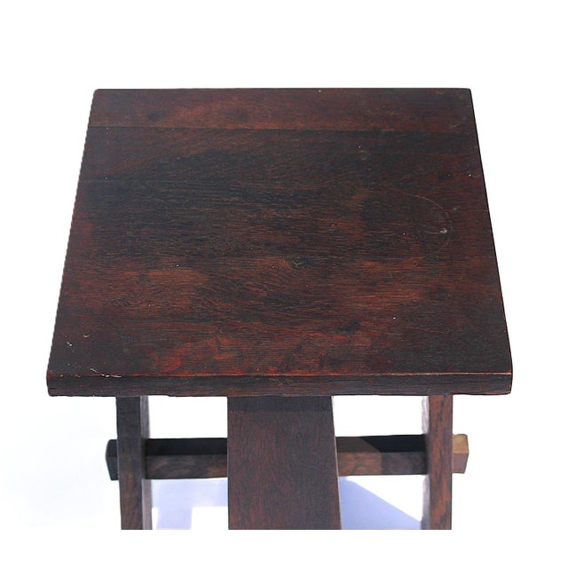 Arts & Crafts Early 20th Century Arts and Crafts Plant Stand For Sale - Image 3 of 3