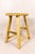 Vintage Rustic Stool in Elm For Sale - Image 5 of 5