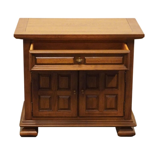 Thomasville Furniture Monterey Collection Spanish Mediterranean 27" Nightstand 430-130 For Sale In Kansas City - Image 6 of 12