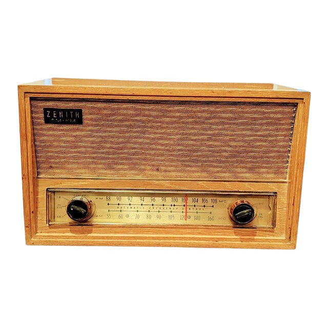 Vintage Tube Radio Zenith "Super Serenade" 1959 For Sale