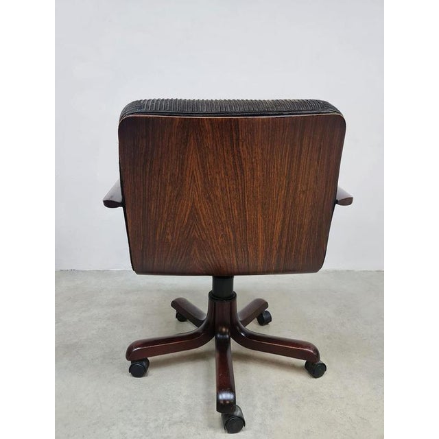 Vintage Swivel Office Desk Chairs, 1970s, Set of 5 For Sale - Image 4 of 7