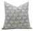Fabdivine Handmade Block Printed Cushion Cover 14x20 Inch Thick Cotton White-Mashroom For Sale