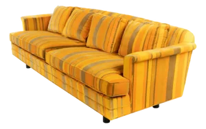 1960s Dunbar Sofa Original Jack Lenor Larsen Fabric