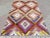 1960s Colorful Organic Wool Handmade Turkish Boho Kilim Rug For Sale - Image 12 of 12