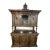Antique French Renaissance Revival Walnut Sideboard Credenza W/ Hutch For Sale