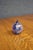 Late 20th Century Hand Blown Iridescent Frosted Art Glass Apple Paperweight Sculpture For Sale - Image 5 of 8