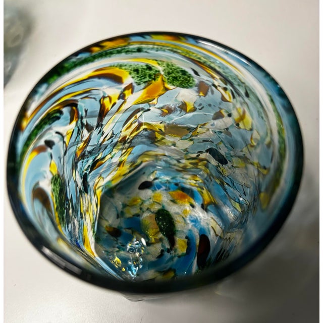 Murano Mid 20th Century Murano Goti Glasses Set of 6 For Sale - Image 4 of 7