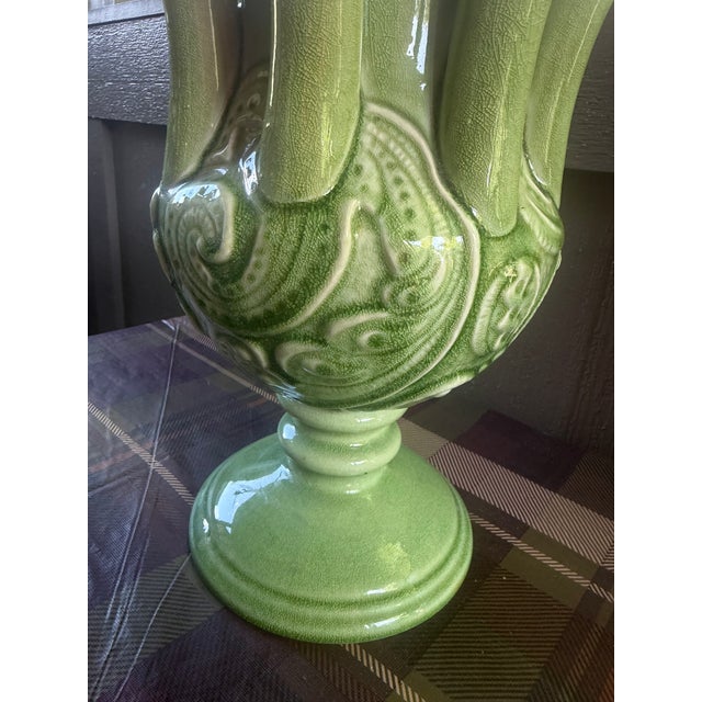 Light Green Global Views Tulipiere Vase For Sale - Image 8 of 8