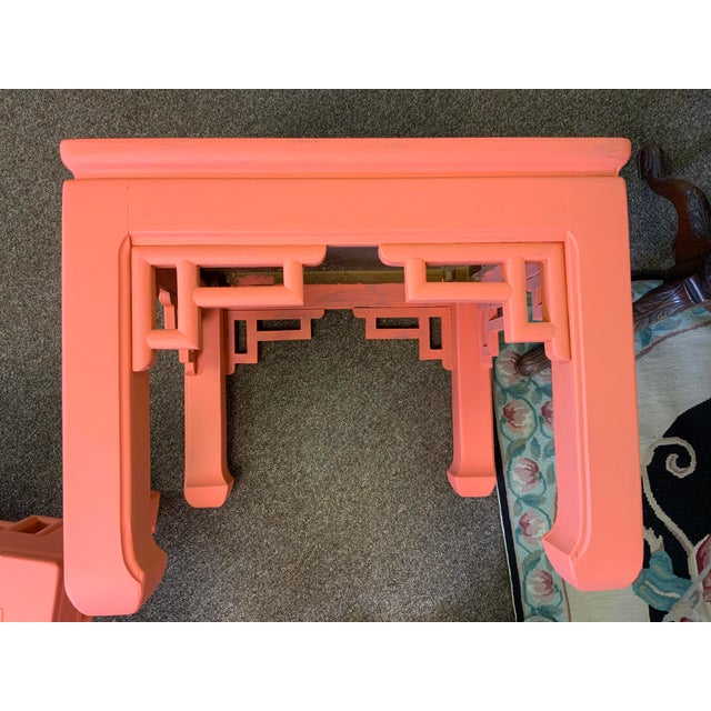 20th Century Pair Lane Chinoiserie Side Tables For Sale In New York - Image 6 of 7