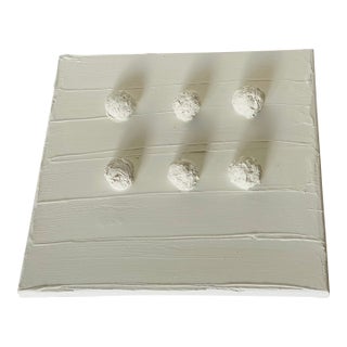 1970s Abstract Minimalist Plaster Art by Elia Moon Rabbits For Sale