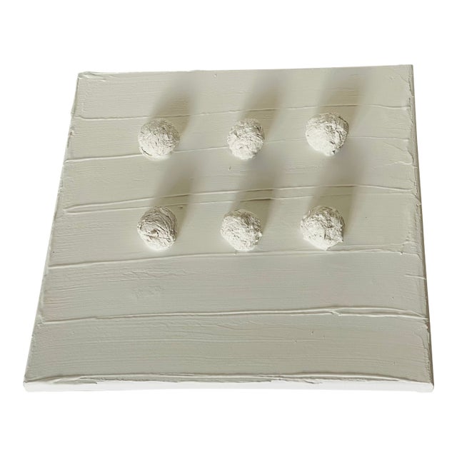 1970s Abstract Minimalist Plater Art by Elia Moon Rabbits For Sale