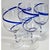 A set of four cobalt carnivals in a glass are looking for a new home. A whirling, twirling ribbon of Cobalt unfurls from...