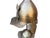 Hand Hammered Brass Warrior Helmet For Sale - Image 4 of 13