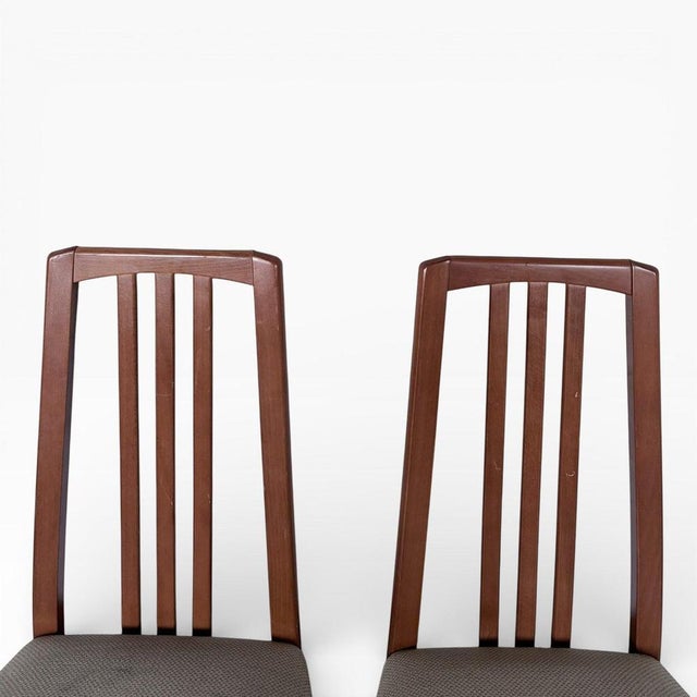 Mid-Century High Back Dining Chairs from Morris of Glasgow, 1960s, Set of 2 For Sale - Image 6 of 7