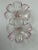 Glass Mikasa Rosella Pink Frosted Glass Divided Dish, Romantic Floral Vanity or Entertaining Tray For Sale - Image 7 of 10