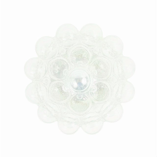 Mid-Century Modern Bubble Glass Flush Mount by Helena Tynell for Limburg, Germany, 1960s For Sale - Image 9 of 9
