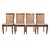 Wood Set of 4 Benny Linden Solid Teak Slat Back Dining Chairs Mid Century Modern Scandinavian For Sale - Image 7 of 17