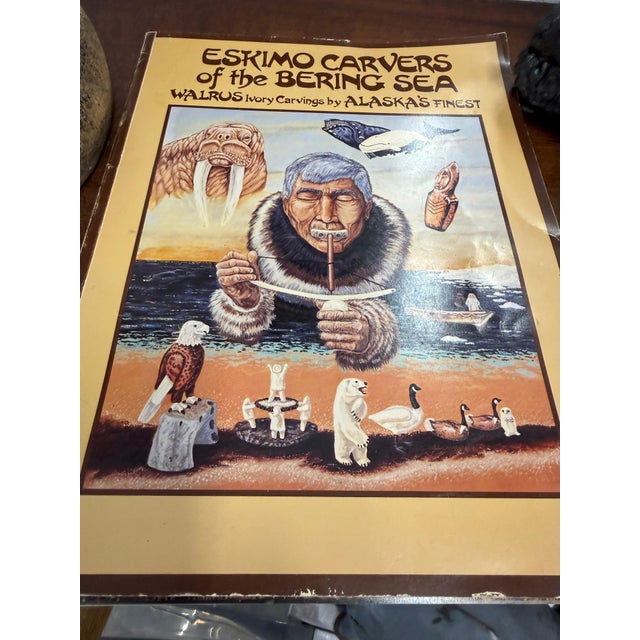 1970s Inuit Wilson Oozeva Carving of Polar Bear For Sale - Image 9 of 11