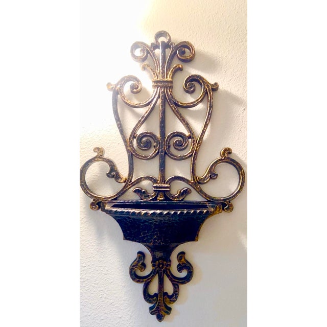 Plastic Vintage 1972 Mid-Century Modern Homco Wall Vase For Sale - Image 7 of 9