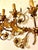 Vintage Italian Gilt Tole Wall Sconce, 1950 For Sale - Image 11 of 13