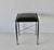 1960s Chrome X Base Upholstered Stool Vintage Mid-Century Modern For Sale - Image 11 of 11