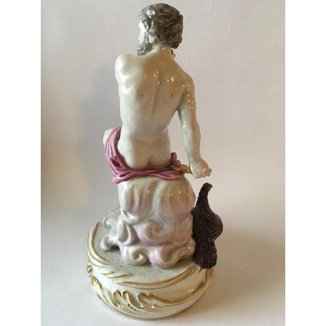 Baroque Porcelain Youth Figurine attributed to Meissen, Europe, 1750s For Sale - Image 3 of 14
