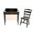 Antique Hitchcock Vanity Desk with Chair and Mirror, 1950, Set of 3 For Sale - Image 3 of 11