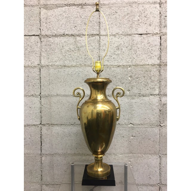 1970s Chapman Brass Table Lamp For Sale In Reno/Lake Tahoe - Image 6 of 6