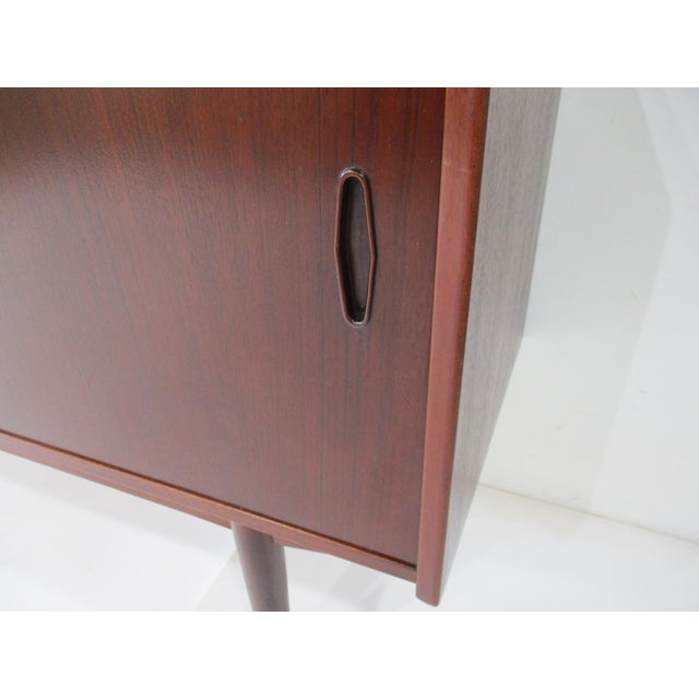 Chestnut Yngve Ekstrom Teak Credenza Sideboard for Swedese Sweden Denmark For Sale - Image 8 of 12