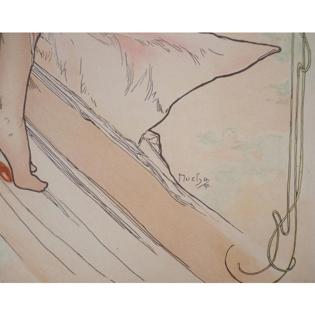 Alphonse Mucha, Les Arts: La Danse, Lithograph For Sale - Image 7 of 9