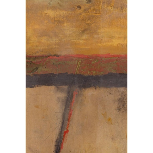 John Baughman - Kadesh I-15, 2002 Signed Contemporary Mixed-Media Paper Framed For Sale In Detroit - Image 6 of 7