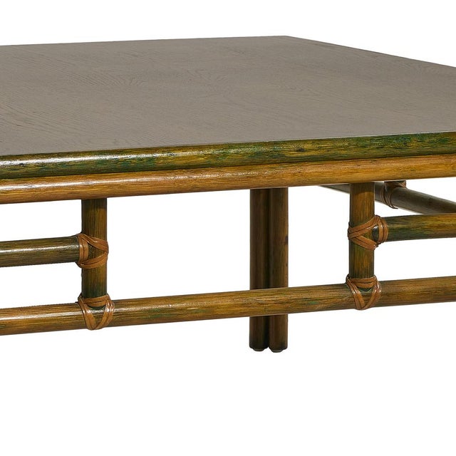 Low Bamboo Table from McGuire, 1980s For Sale - Image 3 of 5