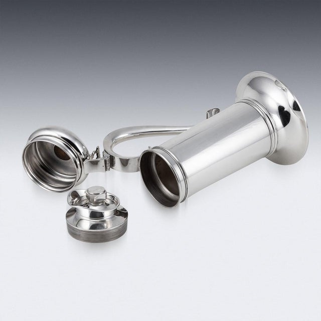 20th Century American Silver Tankard Cocktail Shaker, New York, 1900s For Sale - Image 12 of 18