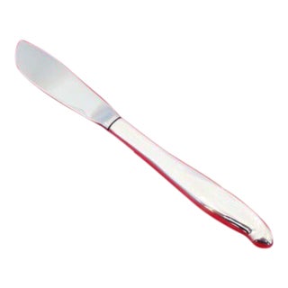 Mid 20th Century Reed & Barton Sterling Silver Sculpture Master Butter Server 7.5" - No Mono For Sale