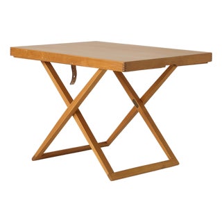 1960s Folding Beach Table by Mogens Koch for Rud Rasmussen For Sale