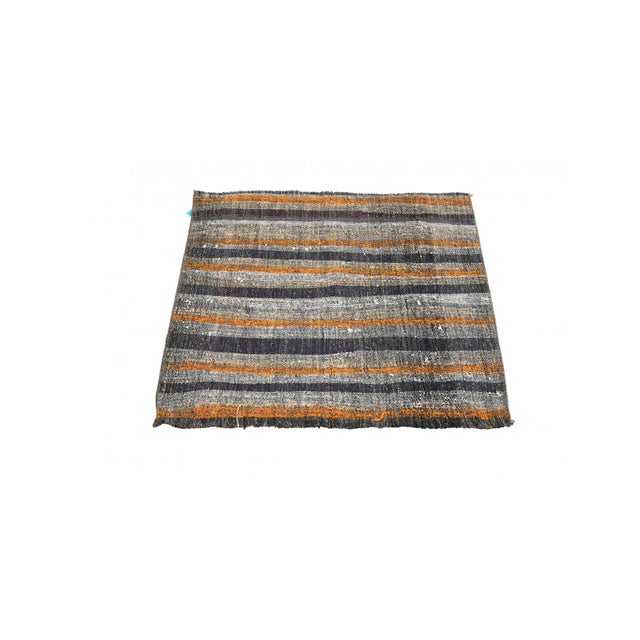 Decorative vintage rag rug from Adana region of Turkey. Approximately 45-55 years old. In very good condition. Rare find,...