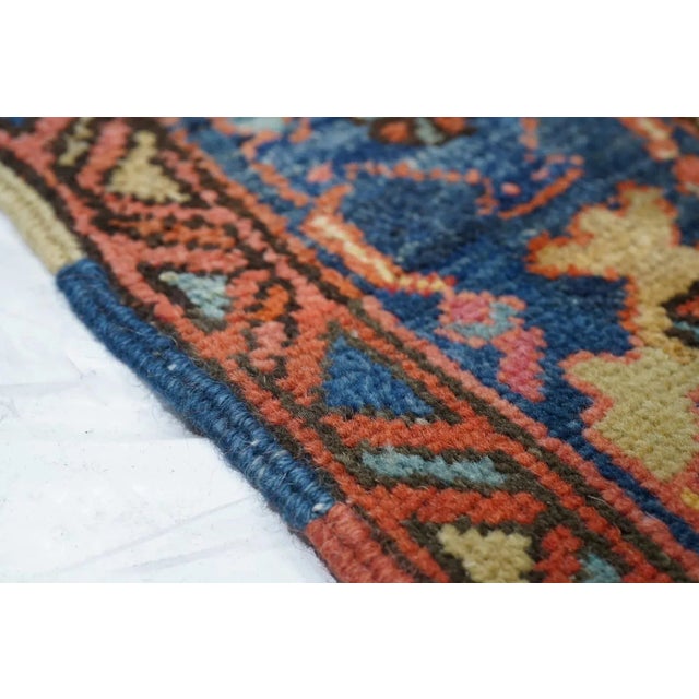 Antique Heriz Rug 3'3'' x 4'2'' For Sale - Image 4 of 9