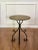 Italian Wrought Iron and Stone Top Round Side Table For Sale - Image 11 of 11