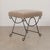 Panoplie Iron Loop Stool, Brown Mohair For Sale In Los Angeles - Image 6 of 10