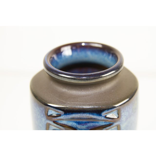 Blue Mid-Century Danish Modern Stoneware from Søholm, 1960s, Set of 6 For Sale - Image 8 of 17