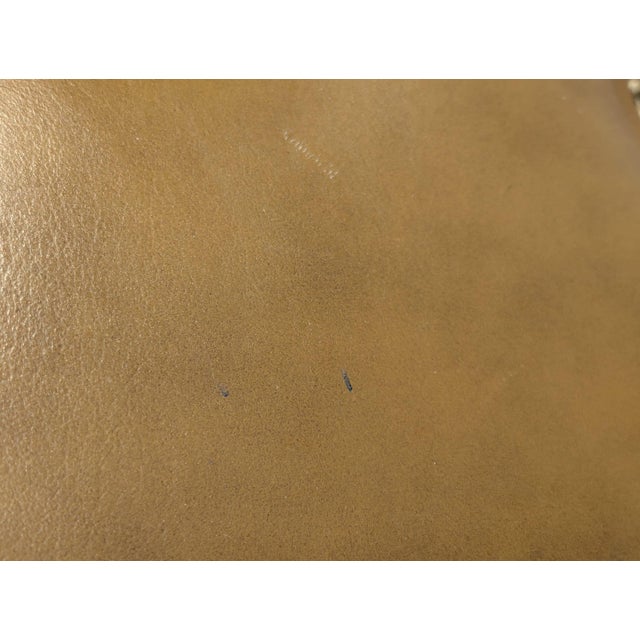 Chippendale Leather Armchair, 1960s For Sale - Image 11 of 18