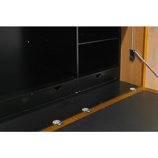 Modular Mirror Top Wall Unit with Integrated Bar Cabinet, Italy, 1970s For Sale - Image 15 of 18